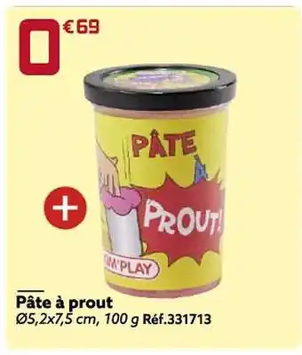 Gifi Pâte à prout offre