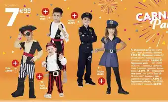 Gifi Déguisement pirate, déguisement policier, déguisement bébé pirate, déguisement policière offre