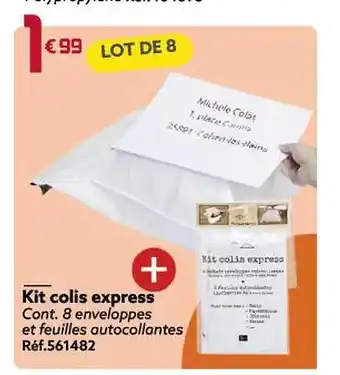 Gifi Kit colis express offre