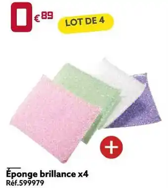 Gifi Éponge brillance x4 offre