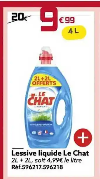 Gifi Lessive liquide le chat offre