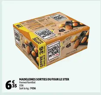 Auchan Madeleines sorties du four le ster offre