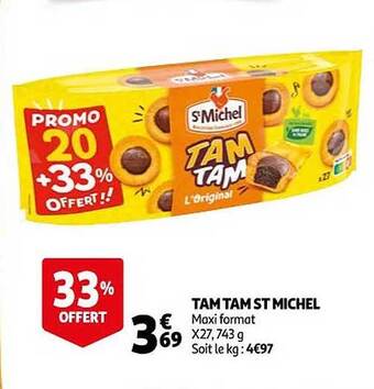 Auchan Tam tam st michel offre