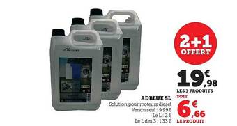 Hyper U Adblue 5l offre