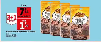 Pépites de chocolat noir 70% vahiné