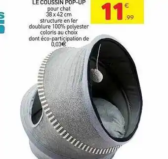 Stokomani Le coussin pop-up offre