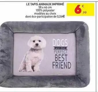 Stokomani Le tapis animaux imprimé offre