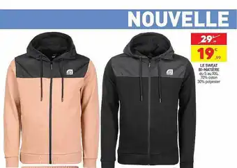 Stokomani Le sweat bi-matière offre
