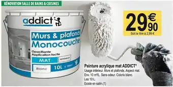 Tridôme Peinture acrylique mat addict offre