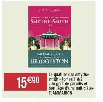 Migros Le quatuor des smythe-smith - tomes 1 & 2 «un goût de paradis et sortilège d'une nuit d'été» offre