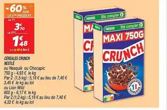 Netto Céréales crunch nestlé offre