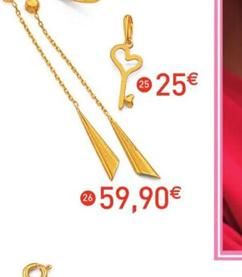 E.Leclerc Bijoux Boucles or Jaune offre