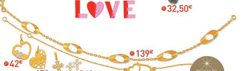 E.Leclerc Bijoux Bracelet 18cm or Jaune offre