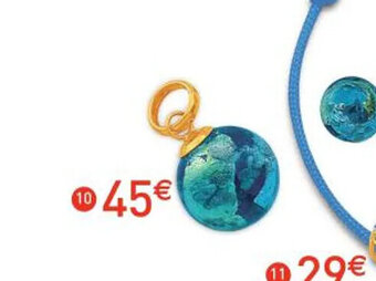 E.Leclerc Bijoux Pendentif verre de venise or jaune offre