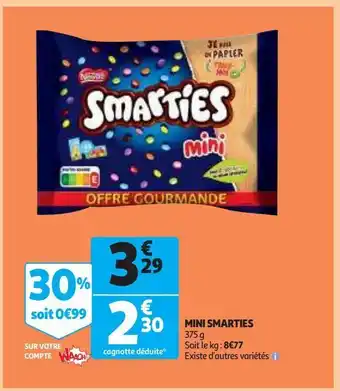 Auchan Mini smarties offre