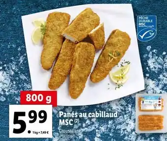 Lidl Cabillaud offre