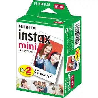 Carrefour Fujifilm pack de films instax mini 2x10 vues fujifilm offre