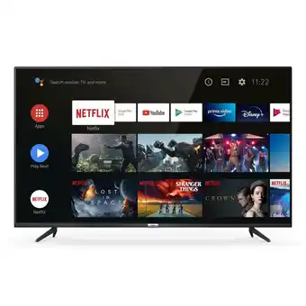 Carrefour Tcl tv led 4k uhd 65\ (164 cm) 65p618 - noire tcl" offre