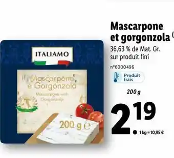 Lidl Mascarpone offre