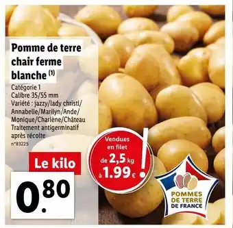Lidl Pommes de terre offre
