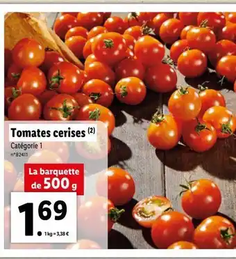Lidl Tomate cerise offre