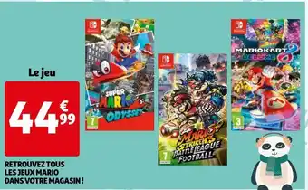 Auchan Retrouvez tous les jeux mario dans votre magasin ! offre