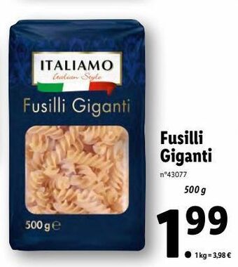 Lidl Fusilli offre
