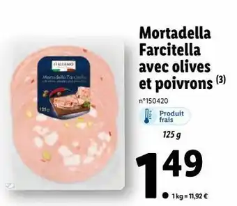 Lidl Mortadelle offre