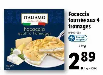 Lidl Focaccia offre