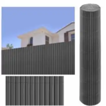 E.Leclerc Brico Canisse pvc double face gris| composite pvc 1000g/m2| occultation 95%| dimensions 1,5x3 m offre