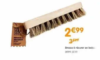 b&m Brosse a recurer en bois offre