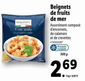 Lidl Beignets offre