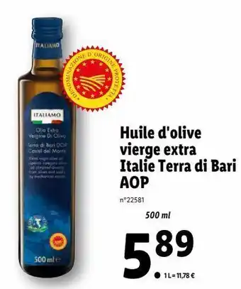 Lidl Huile d'olive offre
