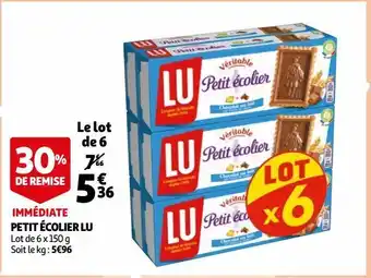Auchan Le lot de 6 petit écolier lu offre