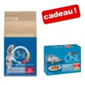 Zooplus Croquettes purina one chat stérilisé 6 kg + 8 x 85 g sachets offerts ! offre
