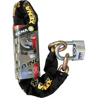 Dafy Moto Chaîne 120 cm antivol + u 69 mm - sra offre