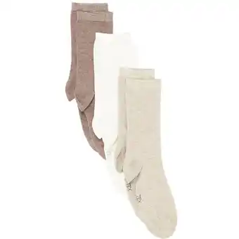 Carrefour Tex mi-chaussettes femme marron/blanc t35/37 tex offre
