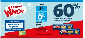 Auchan Spaghetti Barilla offre