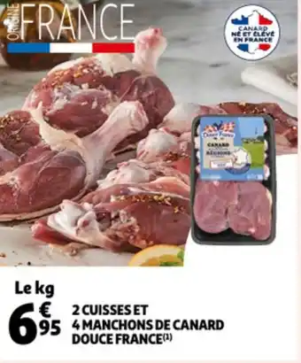 Auchan 2 Cuisses 4 Manchons De canard Douce France offre