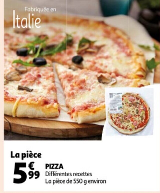 Promo Pizza chez Auchan