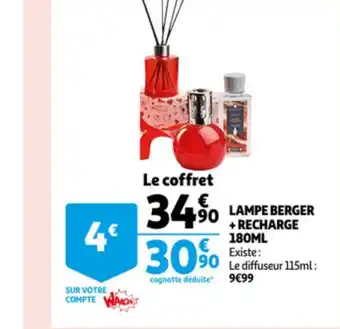 Auchan Lampe Berger + Recharge 180ML offre