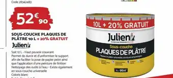 Bricomarché Sous-couche Plaques de Plâtre 10 L offre