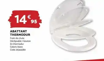 Abattant Thermodur