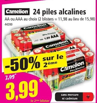Norma 24 Piles Alcalines offre