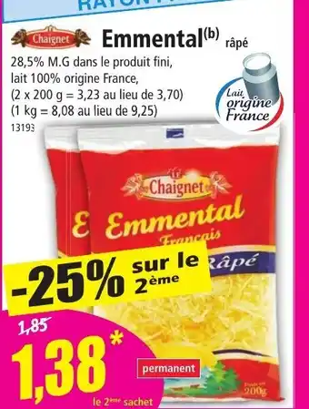 Norma Emmental offre