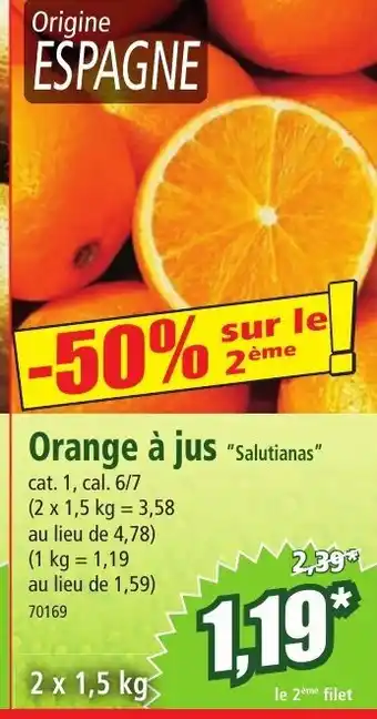 Norma Orange à Jus offre