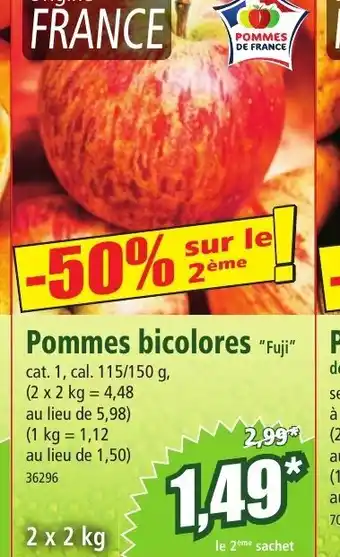 Norma Pommes Bicolores offre