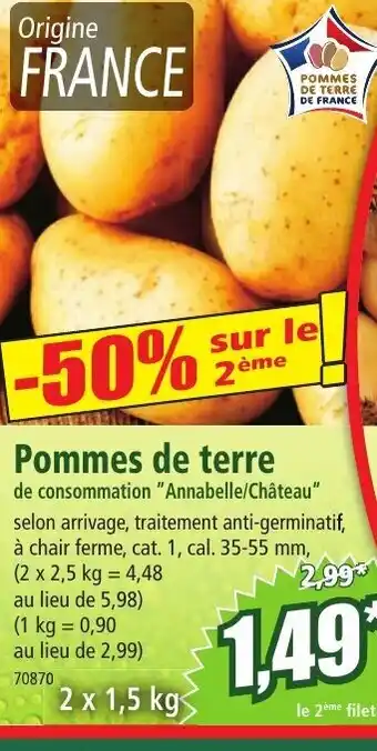 Norma Pommes De Terre offre