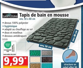 Norma Tapis De Bain En Mousse offre