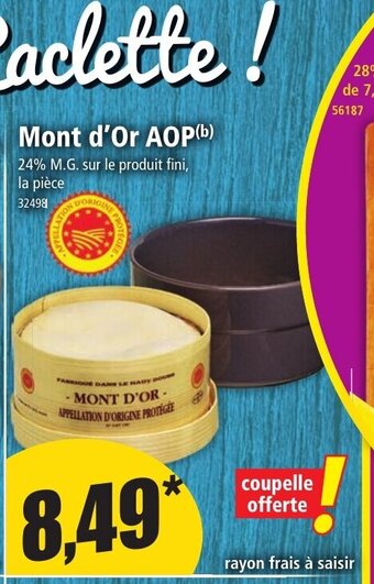 Norma Mont D'or AOP offre